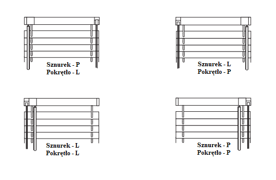 Typy sterowań żaluzji drewnianych: sznurek i pokrętło